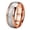 rose gold, variant on Mens Women's Rings Stainless Steel Silicone Rainbow Tape Gait Pair Ring Jewelry-rose gold-7