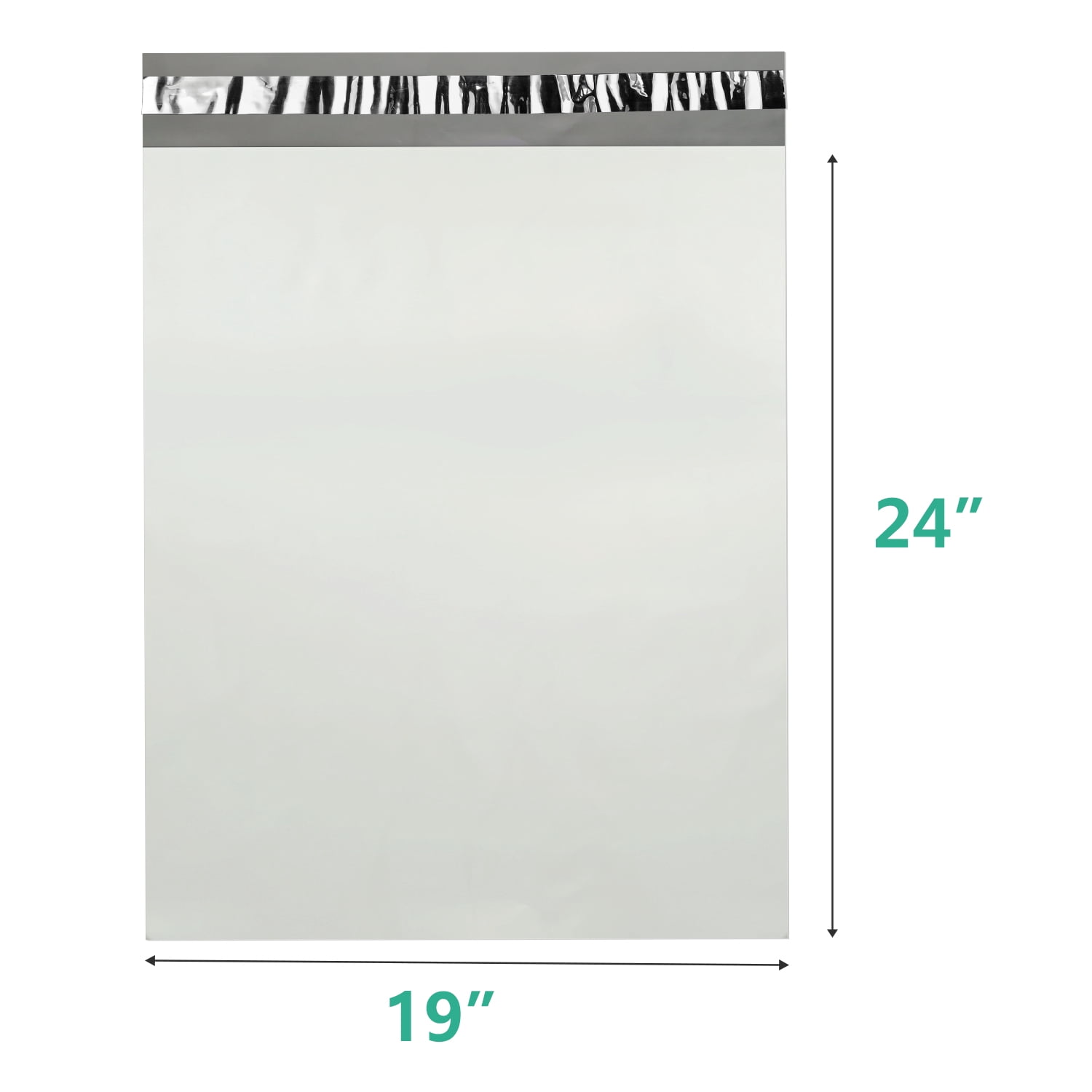 Reliable Mailer 19x24 Inch 50 Pack - Waterproof & Tear-Resistant Self-Seal Poly Shipping Envelopes, Durable Polyethylene Mailing Bags for Business, E-Commerce, and Postal Use