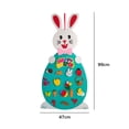 thumbnail image 5 of Conejito creativo Animales de dibujos animados Artesanía DIY Fieltro Conejo de Pascua Colgante Favores de fiesta Tmvgtek Libre de BPA, 5 of 5
