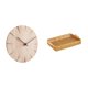 thumbnail image 1 of Reloj De Pared De Madera, Diseño Creativo, Decorativo, Silencioso, Para Restaurante, Oficina, Cestas De Frutas Tejidas, Cuenco Para Servir Aperitivos, Plato De Pan, 1 of 8