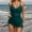 A_ Mint Green, variant on UTSJKR SavingsWomens One Piece Swimsuits Mesh Bikini Bathing Suit Twist Front V Neck Swim Dress Pleated Tummy Control Swimsuit Black M