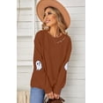 thumbnail image 3 of KimSoong Halloween Ghosts Graphic Sweatshirt Women's Season Sweatshirts Halloween Graphic Crew Neck Tops Casual Sweater, 3 of 7