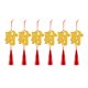 thumbnail image 1 of Adornos colgantes de Año Nuevo chino, amuletos de la suerte para interiores y exteriores. Cai personaje 6 piezas, 1 of 9
