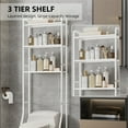 CACAGOO Over the Toilet Storage 3Tier Over Toilet Bathroom Organizer