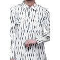 thumbnail image 4 of Atasi Printed Pathani Kurta With Salwar For Men Indian Summer Ethnic Set, 4 of 5