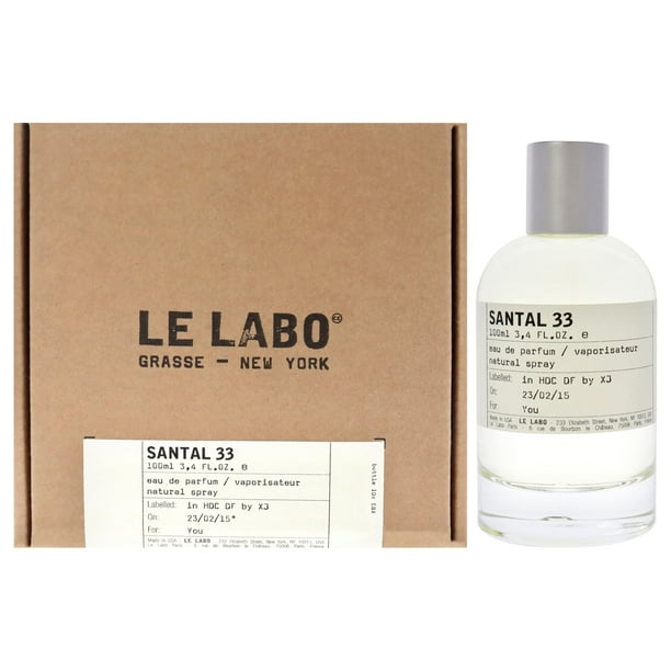 Perfume Le Labo Santal No 33 Eau de Parfum para unisex, 100 ml