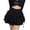 Black, variant on Sngxgn Women's Basic High Waisted Pencil Short Skirt(Black,L)