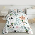 thumbnail image 2 of Homewish Mallard Duck 3 Pieces Queen Comforter Set for Teens Boys Girls,Flower Animal Ultra Soft Bedding Sets,Dreamy Princess Bedding Comforter Set,Ultra Soft Home Decor,Reversible, 2 of 8