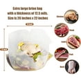 thumbnail image 2 of Brining Bag, 26"×22", 3 Pack, Extra Large Turkey Brine Bag Thickened materials, Double Track Zippers Brine Bags, Brining Bags for Turkey, Ham, Beef, Marinade, 2 of 5