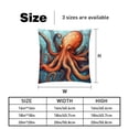 thumbnail image 5 of Octopus Velvet Throw Pillow Inserts with Unique Patterns - Set of 2 - 16x16, 18x18, 20x20 inches for Throw Pillow Covers - Various Occasions, 5 of 6