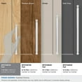 thumbnail image 3 of Amerock Balon 7-9/16 inch (192mm) Center-to-Center Polished Chrome Cabinet Pull, 3 of 6