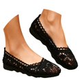 thumbnail image 3 of Fashion On Flat Comfortable Fishnet Hollow Out Casual Shoes Breathable Lightweight Walking Sneakers Non Outdoor Daily Wear Ladies Footwear, 3 of 9