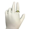 thumbnail image 3 of AoneJewelry 1.45 Ct. Peridot Gemstone & Black Diamond Ring in 10k Rose, White & Yellow Gold, 3 of 5