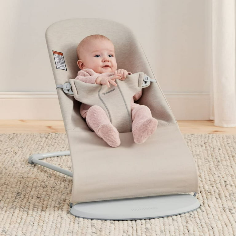 BabyBjorn Bouncer Bliss, 3D Jersey, Light Beige