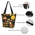 thumbnail image 4 of Bingfone Hello Fall Women Shoulder Tote Bags Casual Bag Ladies Shopping Handbag, 4 of 7