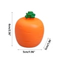 thumbnail image 3 of Juguete Para Apretar Para Niños 4 juguetes antiestrés con forma de zanahoria y conejo,ideales para apretar y jugar,con diseño sensorial,perfectos para rellenar cestas de Pascua (rojo). Rkxzt, 3 of 9