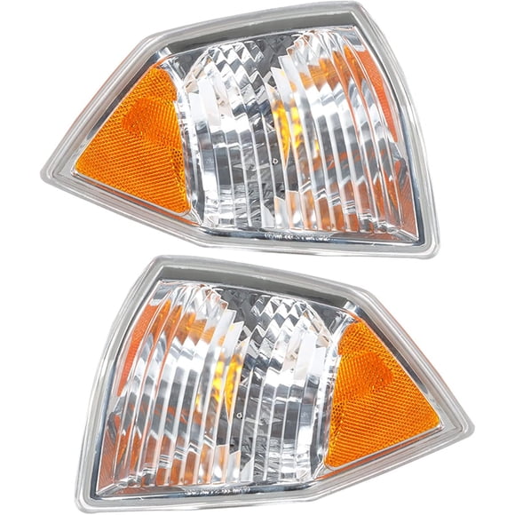 LABLT 1 Par De Luces De Esquina Delanteras Del Lado Del Pasajero Y Del Conductor Piezas De Repuesto Para Com pass 2007-2010 Empaque De 2 Unidades 68000682AB CH2521144 68000683AB CH2520144