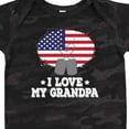 thumbnail image 4 of Inktastic I Love My Grandpa Military Grandson Boys or Girls Baby Bodysuit, 4 of 5