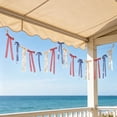 thumbnail image 5 of Nkmbld 4th of July Patriotic Stripe Bunting, Nylon Flag Banner Door Wall Hanging Decor for Independence Day Indoor Outdoor Porch Yard Garden, 5 of 8