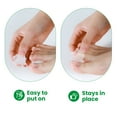 thumbnail image 4 of Bukihome 6 Pack Hammertoe Corrector Toe Straightener Curled Broken Toe Bunion Corrector for Women and Men,Size L,Clear, 4 of 7