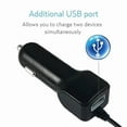 thumbnail image 6 of 3.1A Car Charger for Samsung Galaxy XCover6 Pro Phone - Type-C Power Adapter DC Socket Extra USB Port D2D Compatible With Galaxy XCover6 Pro Model, 6 of 6