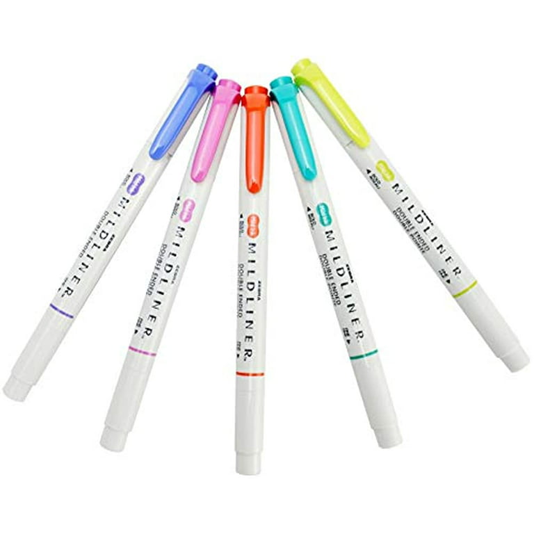 Mildliner Highlighter Markers Set of 5 - Refresh Bright – TACTO STUDIO