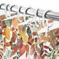 thumbnail image 7 of Shower Curtains for Bathroom-60"x72",Thanksgiving Pumpkin Autumn Watercolor Leaves Waterproof Bath Curtain Shower Curtain Set, 7 of 7