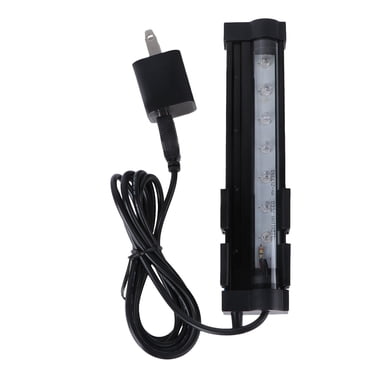 SHISUYAN LED Aquarium Light, Waterproof Light White with Blue, RGB Underwater Lamp Submersible LED Light for Tank