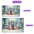 thumbnail image 5 of Merry Christmas Pitbull Enjoys Woofmas Winter Xmas Holiday Indoor Rug Terrier Dog Lover Carpet Living Bed Room Sofa Home Decor - 02022, 5 of 5