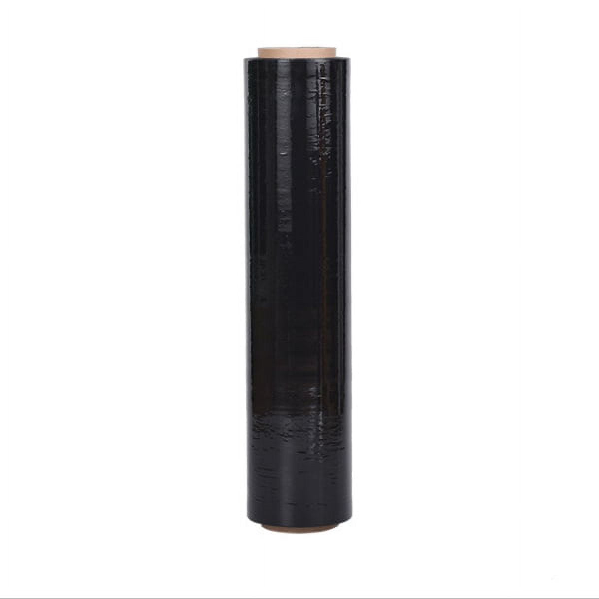 4-Roll Stretch Wrap Film - 3" Core Heavy Duty Pallet Wrap, Clear Self-Adhering Bundling for Moving, Warehouse, Product Protection