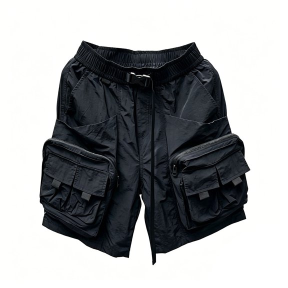 Bainana Cargo Shorts For Mens Drawstring Elastic Waisted Soft Breathable Hiking Shorts With Pockets For Jogger Running