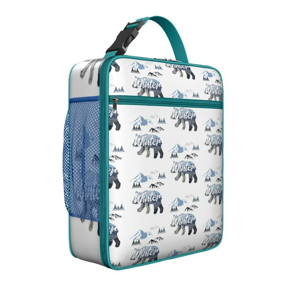 Premium Insulated Bear Lunch Box for Men & - Reusable Lunch Bag with,Hour Temperature Retention, Compact & Lightweight Design for Office, Work, Picnic, Travel - Durable Lunch Tote for Adults.