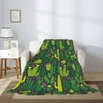 thumbnail image 2 of Disketp Cactus 1 Cozy Flannel Fleece Throw Blanket: Has a velvety texture for All Seasons - Perfect for Women, Men, & Kids", 2 of 6