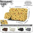 thumbnail image 7 of Xoenoiee Bee Candy Bell Flower Pattern Recliner Sofa Covers Stretch 3 Seater Recliner Couch Covers for 3 Cushion Couch 8 Pieces Washable Reclining Sofa Slipcovers, 7 of 7