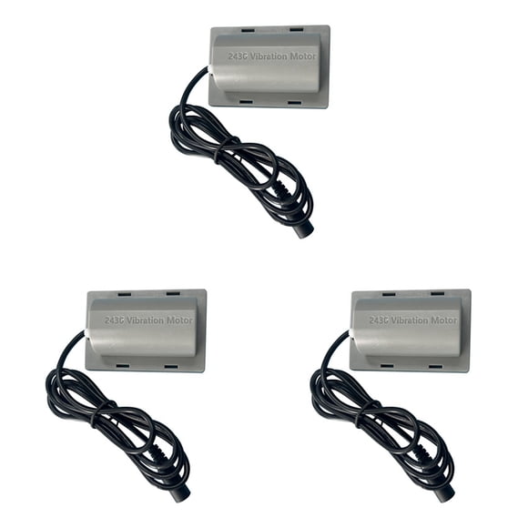 3X DC12V Chair Pillow Vibrating Motor Waterproof Vibrating Motor Massage Belt Flat Base Attractor Frog Feeding Motor