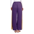thumbnail image 6 of Hansber Women's Praise Dance Outfit Long Sleeve Worship Dance Dress with Celebration of Spirit Palazzo Pants Purple S, 6 of 7