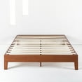 thumbnail image 5 of Best Price Mattress Naturalista Grand 12 Inch Solid Wood Platform Bed with Wooden Slats, King, Cherry, 5 of 8