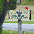 thumbnail image 4 of Yayeee Mailbox Cover Magnetic Large Size Post Box Cover Wrap Decor, Green Animals Pattern, 4 of 9