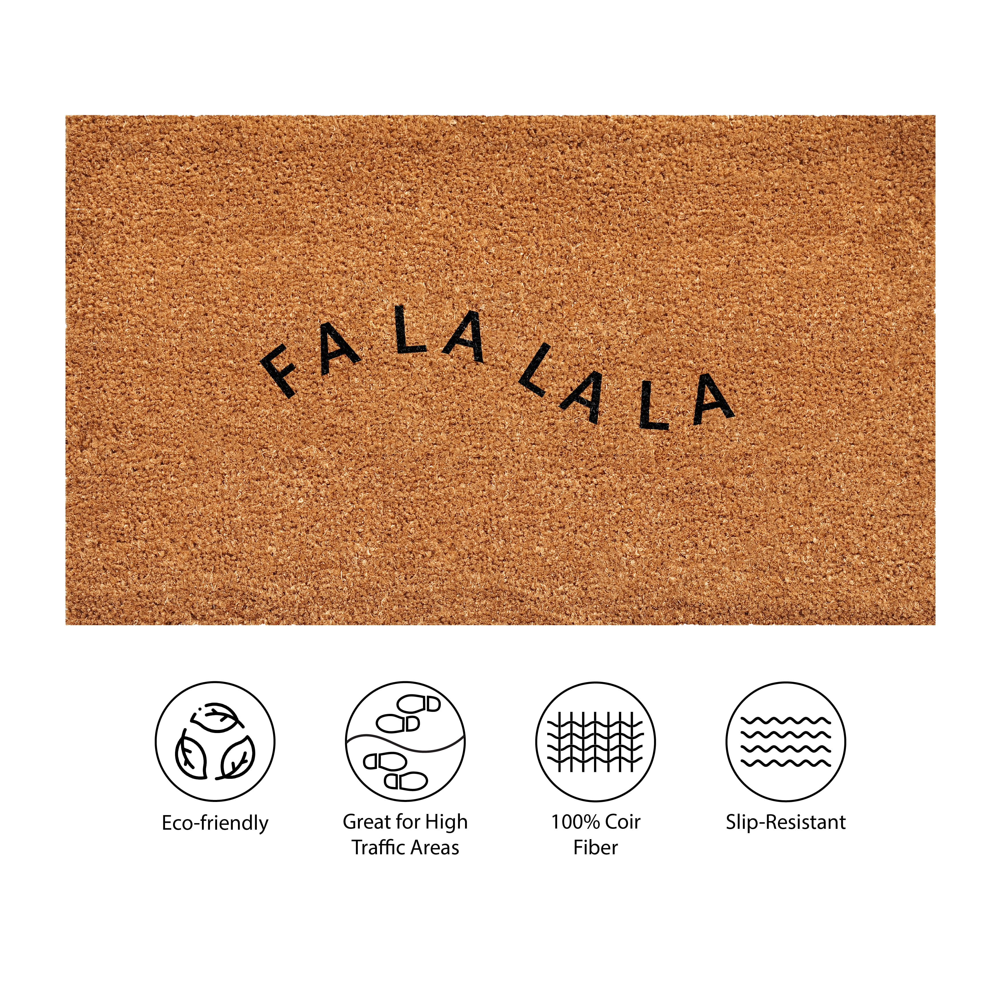 Calloway Mills 112001729 Whimsy Fa La La Doormat 17" x 29"