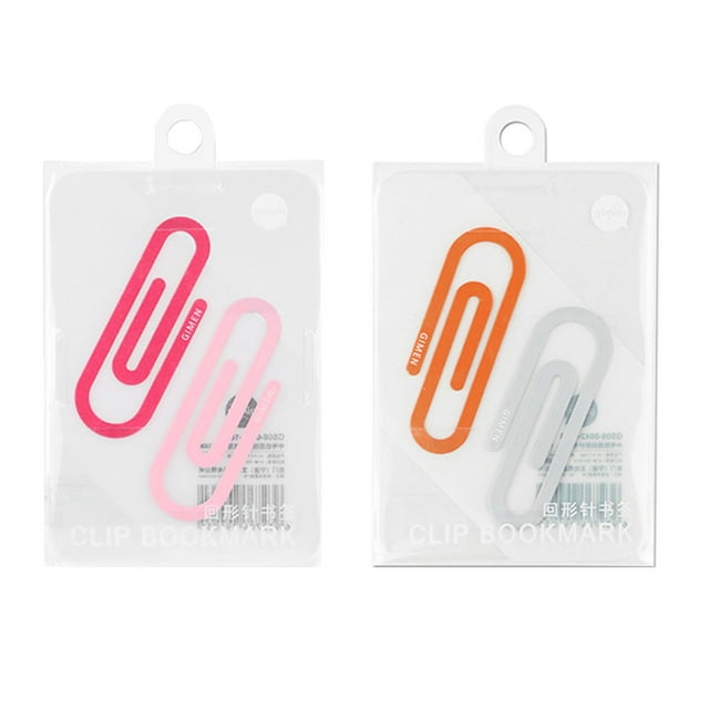MasteelfCA 4 Pcs Pinces à Papier en Fer Pinces à Papier Décoratives Pinces à Papier Adorables Marque-Pages Mini Pinces à Papier