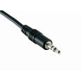 thumbnail image 3 of Cable Leader 1ft 3.5mm Male to 3.5mm Female Stereo Audio Extension Cable, Black, 3 of 3