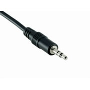 Cable Leader 3ft 3.5mm Male to Male Stereo Audio AUX Cable, Black