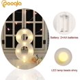 thumbnail image 2 of Decorative Led Light Up Number Letters, White Plastic Marquee Number Lights Sign Party Wedding Decor Battery Operated Number (8), 2 of 5