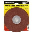thumbnail image 2 of Forney Industries Resin Fibre Sanding Disc, Aluminum Oxide, 5 in x 7/8 in Arbor, 24 Grit, 2 of 4