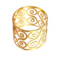 thumbnail image 2 of Matsuzay 12 Uds. Anillos para servilletas, hebillas para servilletas de hierro huecas, hebillas para decoración de toallas, boda, fiesta, cena, anillos Mostrada Matsuzay HA003020-00, 2 of 6