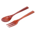 thumbnail image 4 of Juego de tenedor de cuchara de madera, juego de cubiertos de viaje, vajilla de cocina, 2 unidades/juego para viajes, hogar, restaurante, oficina LYUMO Cubertería, Vajilla y Cristalería, 4 of 6