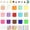 Matte, variant on PM Lanyard String Kit, 30 Rolls Gimp String Plastic Lacing Cord, 6 Plastic String Lanyard Kit for Friendship Jewelry Making DIY Craft Boondoggle Gimp String Making Kit