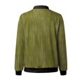 thumbnail image 5 of Duoif Womens Jacket, Women's Fashionable Printed Casual Jacket Zipper Cardigan Top Jackets for Women Green XXL, 5 of 5