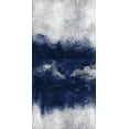 thumbnail image 2 of Allen, Kimberly 14x24 White Modern Wood Framed Museum Art Print Titled - Indigo Tones Panel C, 2 of 4
