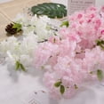 thumbnail image 3 of Flor de Cerezo Artificial para decoración del hogar, árbol de cerezo rosa y blanco, flor de seda de primavera, arco de bonsái DIY, accesorios de boda, 3 of 4